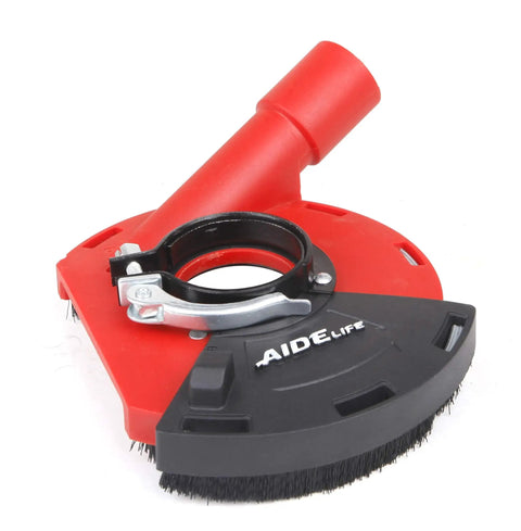 Dust Shroud For Angle Grinders 5 Inch Universal Guard With Brush Ring Keeps Dust In Check And Reduces Silica Exposure Compatible With 26mm To 39mm Hoses Easy Attach For Diy And Pro Projects