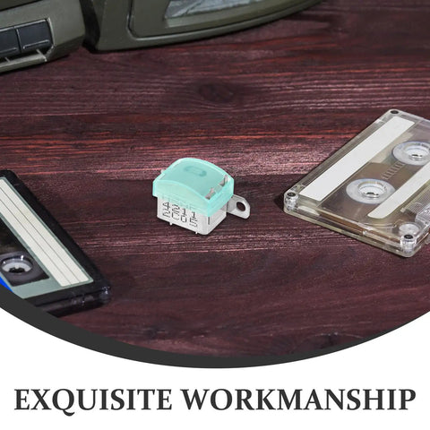 2 Pack Metal Stereo Cassette Deck Head Replacement Dual Channel With Integrated Support Frame And Button Components For Old School Vintage Tape Decks Easy Install And High Fidelity Sound, close-up