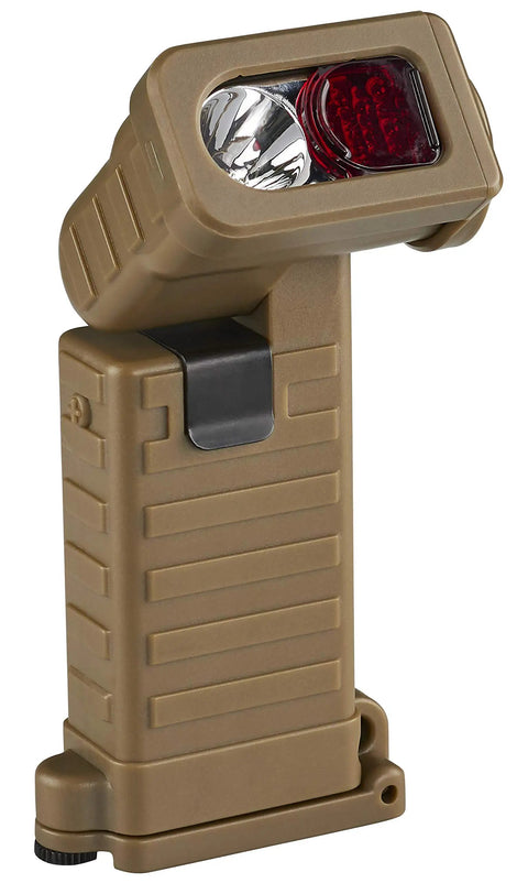 Sidewinder Boot Tactical Light With 2 AA Batteries, 55 Lumen LED, 63 Meter Beam, rugged polymer, coyote color view
