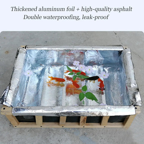 Rock Solid Self Adhesive Roofing Felt Membrane And Weatherproof Sealing Tape for leak-proof container with goldfish.