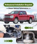 2.5 Inch Front Leveling Kit For Ford F250 F350 Super Duty 4X4 Heavy Duty Suspension Lift System shown during installation.