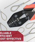 Heavy Duty Wire Rope Crimping Tool With Built In Cutter for Cable Railing and Decking on metal wires
