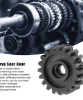 Close-up of a Five Pack Steel Servo Spur Gear With 24 Tooth Internal Spline Module 0.8 for RC Servo Motors