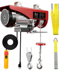Heavy Duty Electric Hoist 440 Lb Winch with 14.1 Ft Wired Remote 110V System for Warehouse and Garage Use