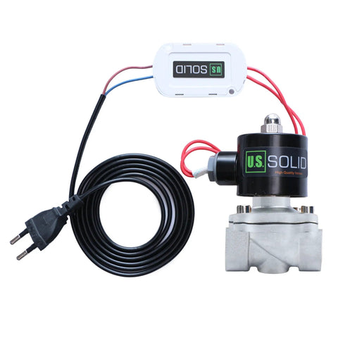 Super Slick Smart Wifi Solenoid Valve 1/4 Inch Stainless Steel App Controlled Remote Access 110 Volt Normally Closed FKM Seal Manual Override Schedule Timer Hella Reliable No Sweat Setup Works Like A Charm For Plumbing And Garden Automation