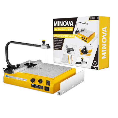 Hot Wire Foam Cutter With Elevated Cutting Table And Extendable Rail Pro Grade Temperature Control Up To 350 Degrees with box
