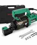 PeresQ 1000W Portable Electric Hydraulic Rebar Cutter with accessories and carry case, 5/8 inch steel bar trimmer.