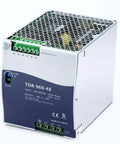 Heavy Duty 960 Watt 24 Volt 40 Amp Industrial Din Rail Power Supply Featuring Active Pfc And Smooth Three Phase 340 To 550 Vac Input for Pro Rig.
