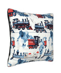 Dope Steam Train Locomotive Pillowcase Cover For Living Room And Bedroom, Retro Train Decor Throw Pillow Case 20x20 Inches