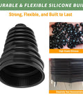 Versatile CV Axle Boot Repair Kit For 19 To 34mm Shafts Easy Install Flexible Silicone CV Joint Boot showing durability and flexibility