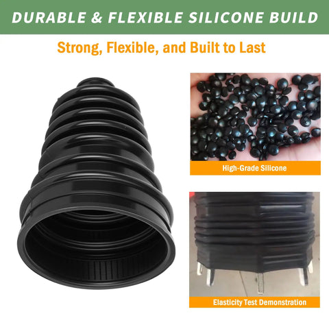 Versatile CV Axle Boot Repair Kit For 19 To 34mm Shafts Easy Install Flexible Silicone CV Joint Boot showing durability and flexibility
