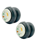 Heavy Duty Double Convoluted Air Spring Bag Replacement For 6926 Series Rides Built To Take A Beating On Rough Roads 4.10 Inch Tall 6.31 Inch Top Plate Width 7.7 Pound Weight Leak Tested Fits Firestone Contitech Goodyear 6926 Matchups, 2-pack