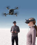 FPV Drone Bundle With Remote Controller And Goggles Renewed Immersive 150 Degree FOV 4K 60FPS Video Real Time Live Feed in action