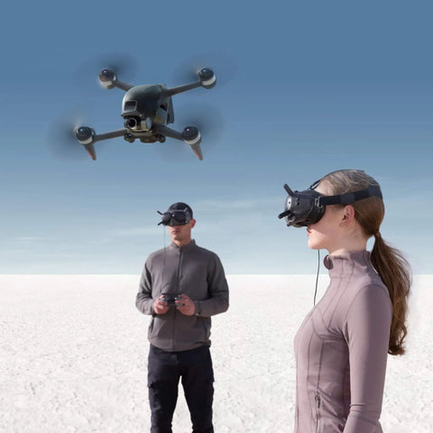 FPV Drone Bundle With Remote Controller And Goggles Renewed Immersive 150 Degree FOV 4K 60FPS Video Real Time Live Feed in action