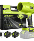 Cordless Leaf Blower For Quick Yard Cleanup Beast Mode Power Portable Dust And Debris Blower with batteries and charger