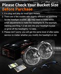 2 Pack 7 Inch LED Headlights For Jeep Wrangler Chevy And Miata DOT Approved Hi Lo Beam Plug And Play product box with accessories
