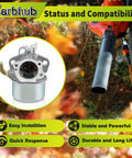 Carburetor Replacement For 591925 698479 693518 698475 Fits Craftsman Tillers and Chippers with installation tips