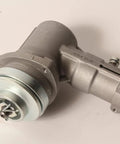 Gear Case Assembly For Edger Straight Shaft Redefiner Plus Easy Install Heavy Duty OEM Replacement Part P021049410 Compatible With PAS230 And PAS280 Series silver metal housing
