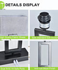 Touch Control Bedside Lamps Set Of 2 With Dope Dual USB Ports And Three Way Dimmable, Modern Nightstand Desk Lamps details