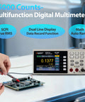 Desktop Digital Multimeter With True RMS, Data Logging, And Dual Display, SCPI Ready, Ideal For Shared Workbenches And Lab Desks