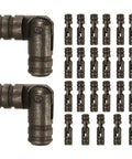 Barrel Hinges 25 Pack Brass Concealed Folding Hinges For Jewelry Boxes Hidden Cylinder Black Finish