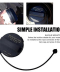 Nissan Infiniti Compatible Fuel Tank Cap With Tight Seal And Rubber Ring ABS Heat Resistant Port Cover with installation steps