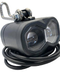 Front Light With Horn For E Bikes 115 Lux Bright LED Headlight 75 To 100 dB Horn Alarm Waterproof 3 Pin M8 Connector