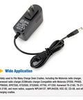 Universal 12V 1A Power Adapter For Motorola And Kenwood Radios shown with plug and cord