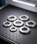 105-Piece Stainless Steel Flat Washer Set For Metric Sizes M3 M5 M6 M8 M10 Gasket Rings No Fuss For Home Improvement Outdoor Projects And Furniture Assembly Rust Resistant Durable With Smooth Edges, assorted stainless washers
