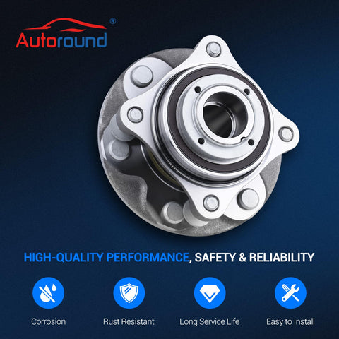 2WD Front Wheel Bearing And Hub Assembly 950-004 For Toyota Tacoma 2005-2019, 4Runner 2003-2019, FJ Cruiser 2007-2009