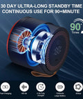 Handy Upgraded Four In One Electric Mason Jar Vacuum Sealer Kit interior showing motor and battery features