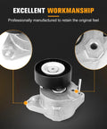 Image showing Engine Drive Belt Tensioner Idler Pulley Kit For Mercedes-Benz V-Ribbed Serpentine Belt Replacement 2722021419.