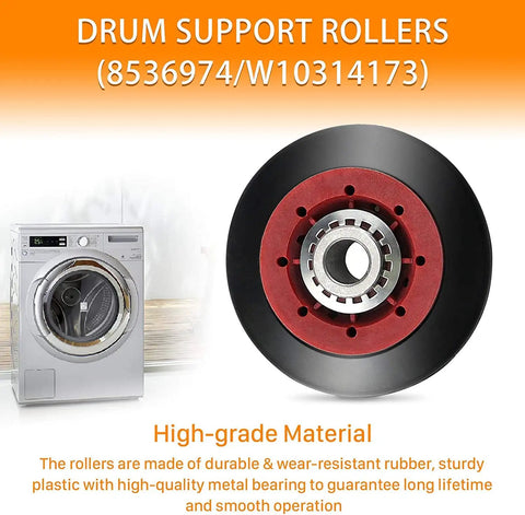 Easy No Fuss Dryer Repair Kit 4392067 With W10837240 Idler Pulley WPW10314173 Drum Roller 661570V Belt And 279640 Idler Pulley
