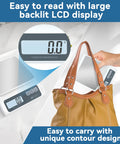 0.1g Precision Digital Kitchen Scale For Meal Prep And Calorie Counting with backlit LCD, easy to carry size