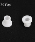 Heavy Duty Nylon Flanged Sleeve Bearing Bushing Self Lubricating Plastic Plain Journal Rod End Hardware With Rock Solid Durability Built Tough To Glide Smooth On Any Automotive Or DIY Fix, pack of 30 pieces.