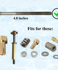 2 Pack T Bolt Stainless Steel Screw Replacement Kit, 4.8 Inch Long, Fits 194997 53108900 DEX2420JKIT
