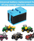 12V 12Ah Lithium Battery Pack For Peg Perego John Deere Ride On Toys With Conversion Cable And Charger Delivers Longer Run Time