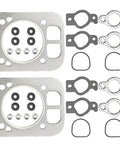Cylinder Head Gasket Kit For Lawn And Garden Engines 2 Pack Fits CH25 CH26 CH730 CH740 CH750 CV730 CV732 CH742 CV25 CV26 CV724 And More Replacement For Part Numbers 24 841 04 S 24 041 16 24 041 32 24 041 37 S shown in multiple components, suitable for various engine models.
