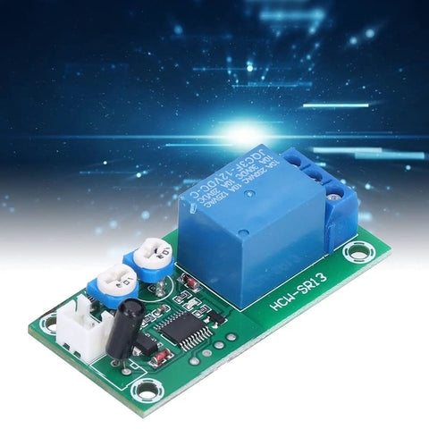 DC 12V Vibration Sensor Module With Adjustable Sensitivity And Time Delay Switch For DIY Alarm Systems on PCB board