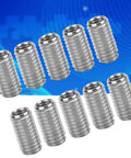 Stainless steel threaded inserts, 20 pcs, metal repair fasteners for machinery maintenance