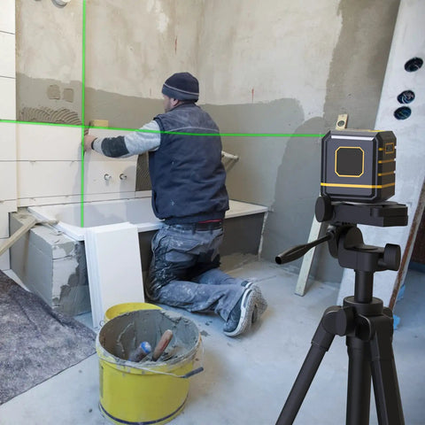 Lightweight Aluminum Laser Level Tripod With Bubble Level And Quick Release Plate One Quarter Inch Twenty Screw Mount Adjustable