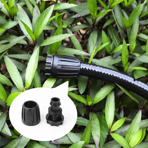 Half Inch Drip Irrigation End Caps And Plugs For Garden Watering Systems 10 Pack With Barbed Lock Nut