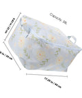 Level Up Your Storage With This Heavy Duty Cotton Quilt Bag featuring secure zipper seals and sturdy handles, measurements 34x44cm, 38L capacity.