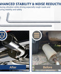Stainless Steel Exhaust Hanger Rod Weld-On 9.5 Inch Long 90 Degree Bent Universal Fit 2 Pack supporting car muffler system