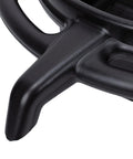 Close-up of Heavy Duty 15L Oil Drain Pan With Anti Splash Spout For Car And Motorcycle Oil Changes showing handle design and durability.