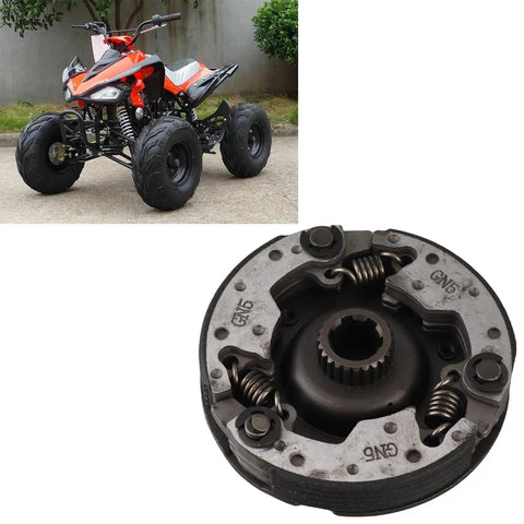 Whip Ready 17 Mm Automatic Clutch Assembly With Lid For Atv Dirt Bike Engine Start Replacement, heavy duty aluminum gear part.