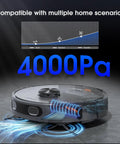 Side view of LiDAR Mapping Robot Vacuum And Mop with Smart Navigation WiFi App Alexa Voice Control Obstacle Avoidance Strong Suction