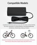 36V Ebike Charger For Vivi Spa Series 42V 2A Replacement No Fuss Plug In 36V Battery Compatible With C26UL H6 ETL Listed