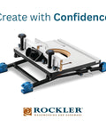 Serious Road Trip Ready Convertible Benchtop Router Table With Four Quick Change Configurations for woodworkers, with adjustable base and dust port.