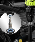 Kick Some Heavy Dust With This Low Profile Impact Socket Adapter Set Made From Durable CrMo Steel Perfect For Tight Spaces And Bold Jobs Involving 1/4 to 3/8 and 3/8 to 1/2 Inch Drives Your Next Project Needs These Pro Ready Converters Like Nobody. 3/4 to 1 inch adapter on impact driver for automotive maintenance